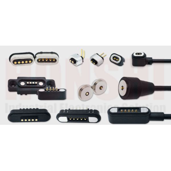 Customized Spring Force 8 Pin Magnet Charging Base Contact And Probe Magnet Base