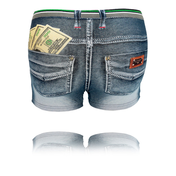 4 Colors Men Boxers printed Underwear Modal Cotton Underpants Pants Suit Boxers brand man