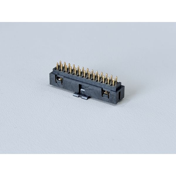 2.00mm Pitch 2×13 Pin Header Connector, Dual-Row PCB Through-Hole Electronic Connector, Gold-Plated Terminals, Signal & Power Transmission