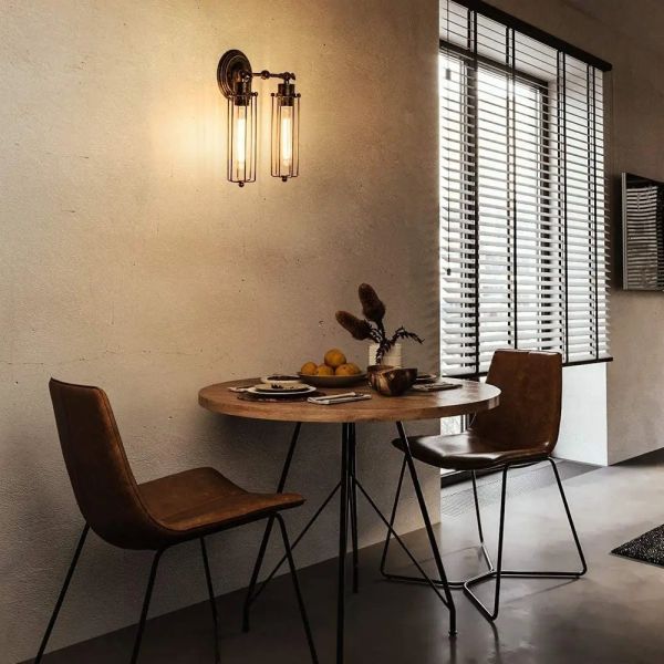 Corridor Staircase Restaurant Loft Bedroom Bedside Lamp Retro Industrial Iron Wall Light(WH-VR-144)