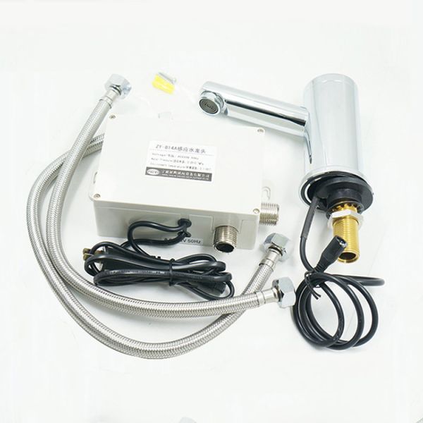 Hot Cold Water Mixer Tap Sensor Kitchen Bathroom Faucet for Modern Automatic Hand Wash