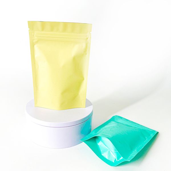 Customized Color Retail Customization Resealable Zipper Aluminum Foil Stand Up Pouch Candy Food Packaging Mylar Bags Customized Logo Printing