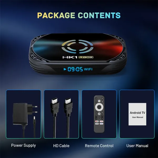 Android OS Quad Core 4K IPTV Set Top Box TV Box With Tivimate Player