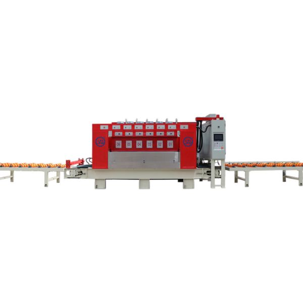 Grinding Function PLC Automatic Continuous Granite Marble Stone Bush Hammering Machine