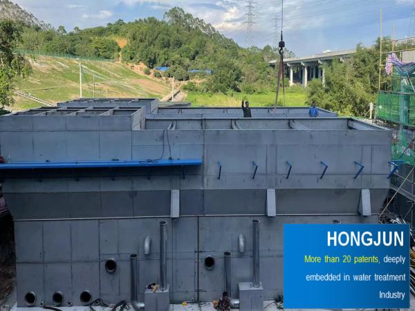 20000 Tons Rivulet Stream River Water Filter System Purifying Water Treatment Plant