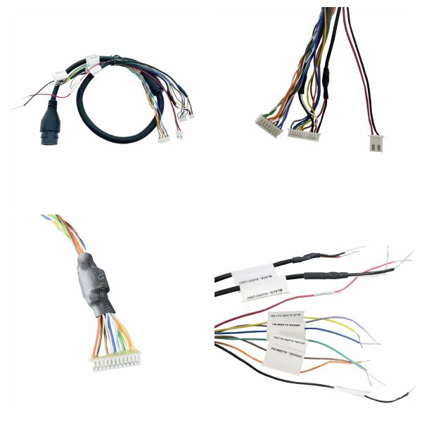 Rj45f Waterproof IP Camera Cable 200mm 220mm 170mm 140mm Power Cable Assembly 033