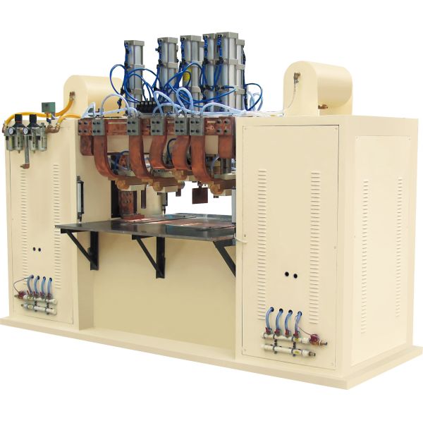 Reinforced Door Spot Sheet Metal Welder , Door Metallic Components Welding Machine