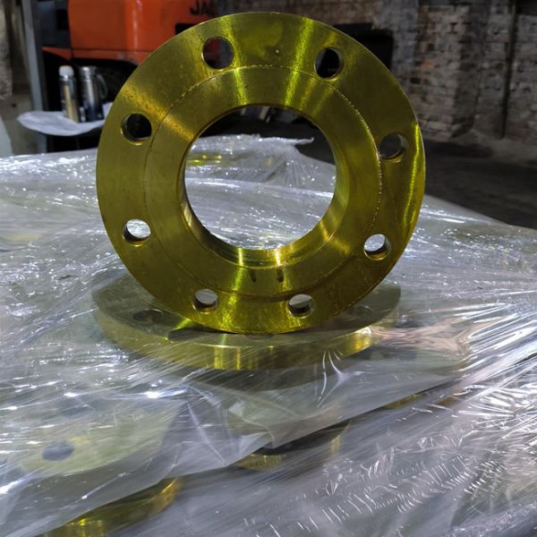 Slip On ANSI Pipe Flange Yellow Painting SCH5s-SCH160 Wall Thickness
