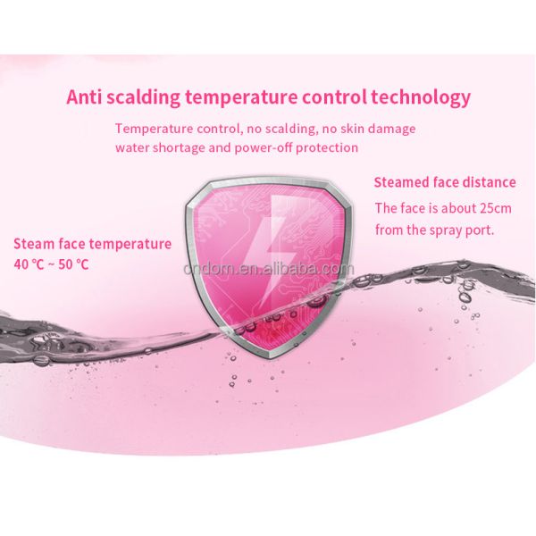 280W Professional Salon Facial Steamer with Nano Ionic Technology and Moisturizing Lamp