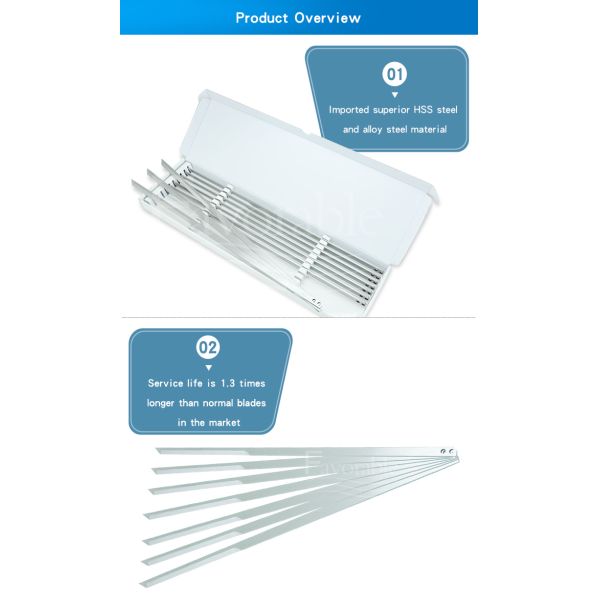 801269 Cutter Industrial Knife Blades Suitable For Cutter M88 MP9 364 x 8.5 x 2.4mm