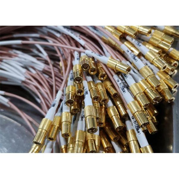 Золото покрыло женщину сборок кабеля SMB SMB RF к соединителю SMB женскому RF (L=280mm))