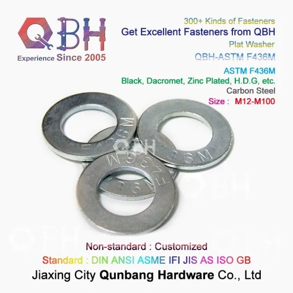 Углерод F436m цинка HDG черноты Zp Yzp шайбы весны нержавеющей стали DIN 127 плоский простой