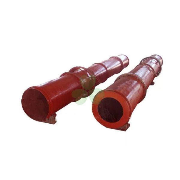 High Quality China Supplier Red Color Wood Chips Rotary Drum Dryer