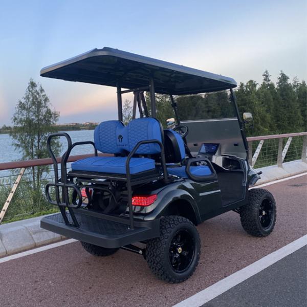 Latest Trends 48V 62V 72V 5KW7.5KW  Motor 4 Seater New Golf Cart Electric CE Certificate