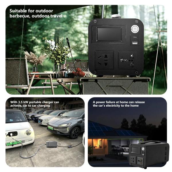 16Amp 3.5KW  Electric Vehicle Discharge Gun GB/T Portable Ev Socket Undervoltage Protection