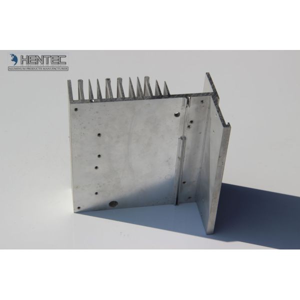 6063 / 6005 Aluminum Heatsink Extrusion Profiles With Bending Polishing