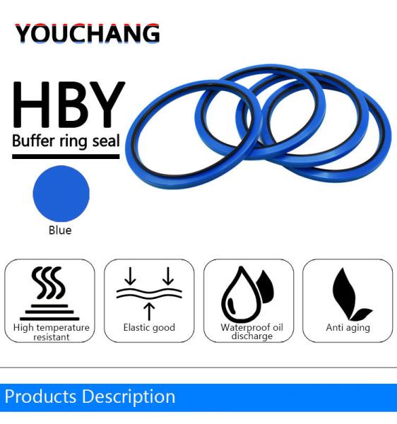 HBS HBY Buffer Seal Blue Hydraulic Seal HBY 65 X 80.5 X 6MM Hydraulic Cylinder Buffer Seal