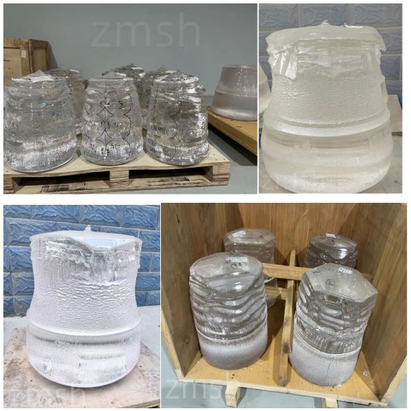 KY Sapphire Crystal Boule 200kg Mohs Hardness 9 For Sapphire Wafer Cut High Transparency