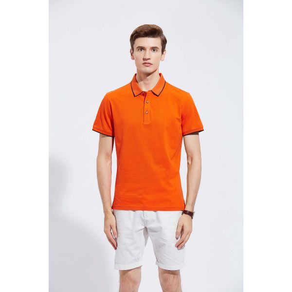 Size 5XL Cotton Fabric Polo Shirts SGS Flyita Casual Work Polo Shirt
