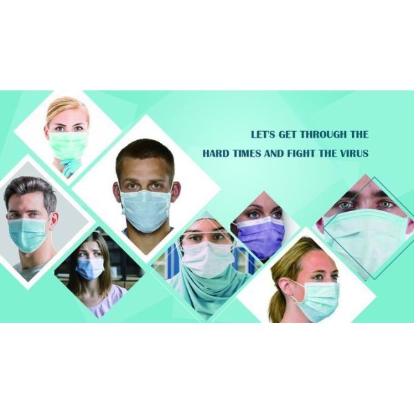 Anti Dust Disposable Earloop Face Mask For Outdoor Indoor Industrial Usage