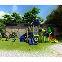 Deslizamento de plástico de jardim exterior comercial Parque de diversões infantil