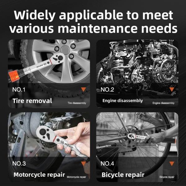 Boben32pc 1/4 Xiaofei Torque Wrench Set Bicycle Motorcycle High Precision Torque Moment kg Tool