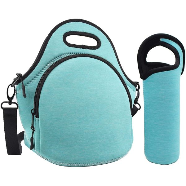 12.6x6.3x12.6 inches Insulated Thermal Lunch Box Tote Bag for Student School Neoprene