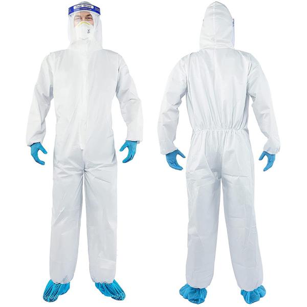 Roupa médica descartável do terno protetor do anti vírus do PPE COVID-19