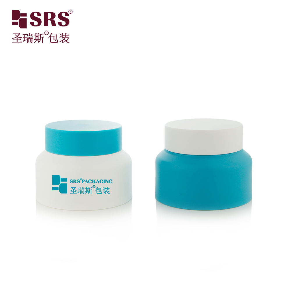 SRST 30g 50g 80g 100g Double Wall Plastic PP Cream Jar Container Cosmetic Packaging Wholesale