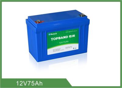 bateria LiFePO4 do campista de 12V 75ah rv com característica da monitoração de Bluetooth