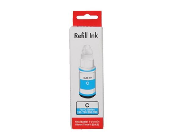 Bright Color Canon Printer Refillable Ink Cartridge 70ml Canon CA-001 Cyan Refill