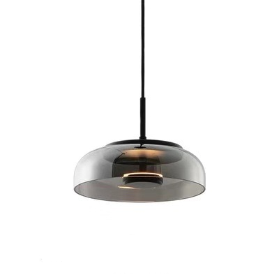 360 Degree Beam Angle Dinning Room 23*7cm Glass Pendant Light