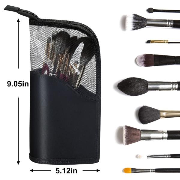 Small Makeup Brush Travel Bag Case Holder Pouch 5.12X9.05 Inch