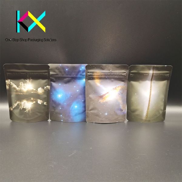 Customization Pet Food Packaging Bags 3.5g Resealable Smell Proof Mylar Bags