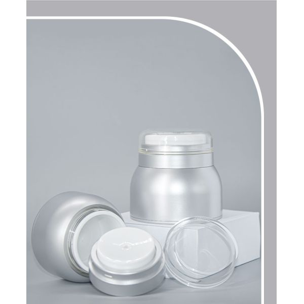 Акриловые безвоздушные опарникы с упаковкой 30g и 50g крышек косметической