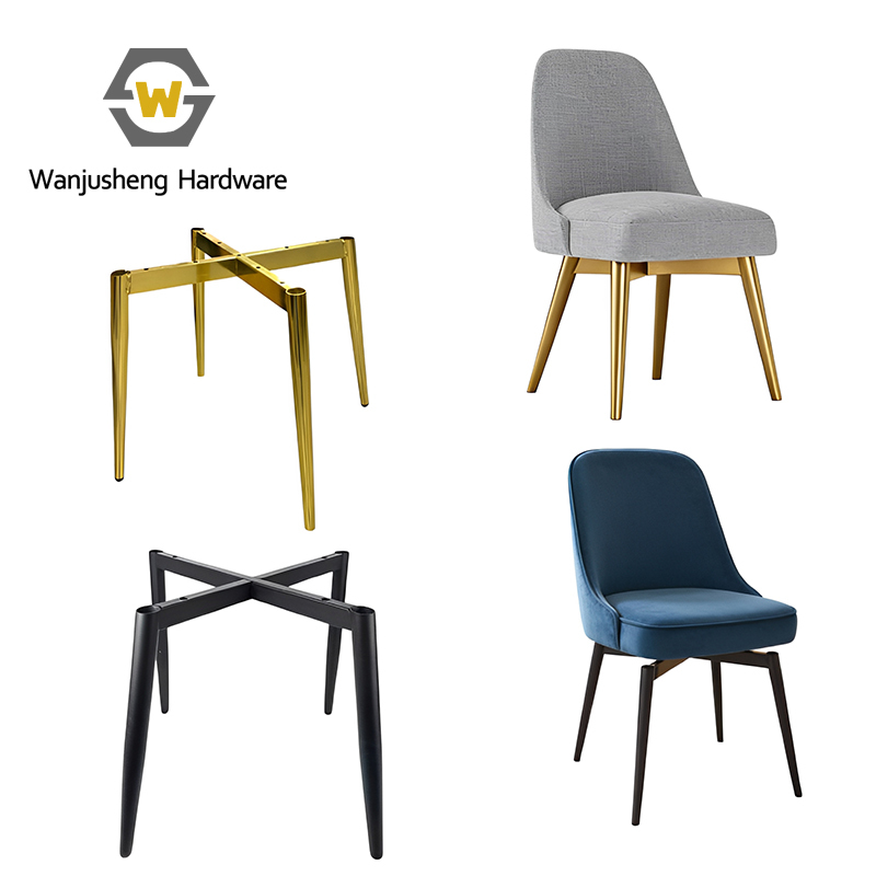 Custom Welded Iron T-Shaped Support Frame & Table Legs for Custom Office and Dining Tables and Chairs Heavy-Duty Load Bearing