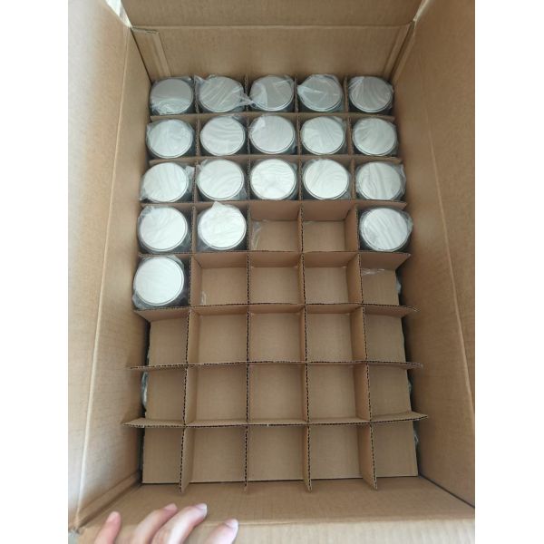 Colorful Brushed Aluminum Tin Can With Inside Screw Lid