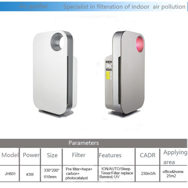 ABS 8 Stage 8 Hours 260m3/H 48w Electric PM2.5 Air cleaner