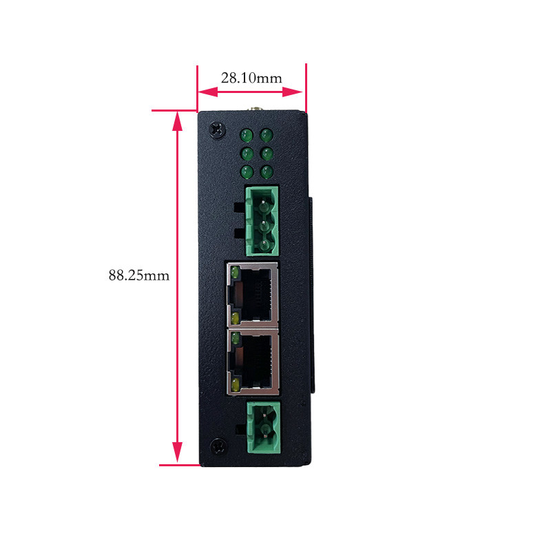 Снабжение жилищем случая металла силы DC порта Rj45 маршрутизатора WS300N 4g Lte промышленное