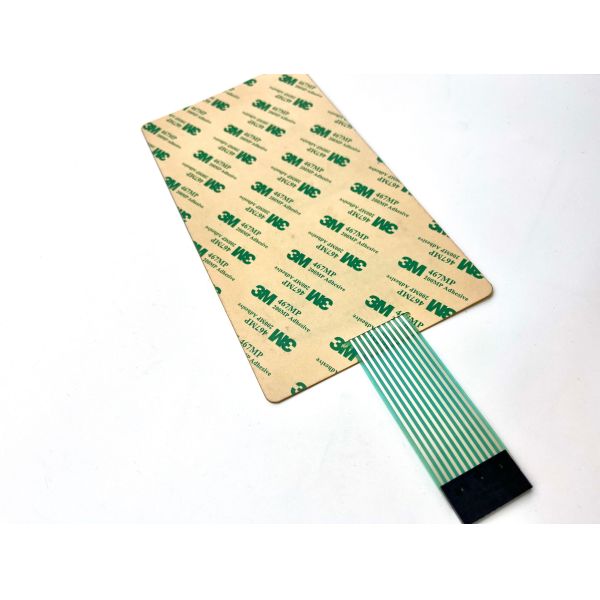 Customizable Embossing Microwave Oven Membrane Keypad 3M467 Adhesive