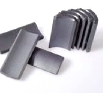 Custom Flexible Hard Ferrite Magnets SrO. 6Fe2O3 Arc Segment Type
