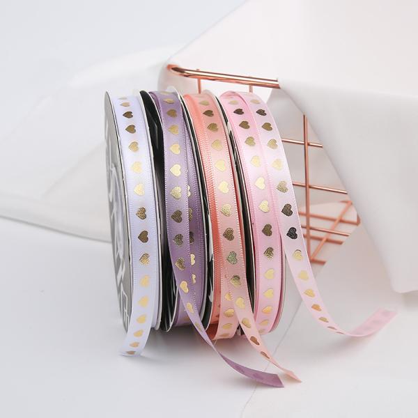 Glitter polyester enveloppe cadeau ruban imperméable pour cadeau d'anniversaire