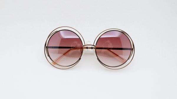 Ladies' fashion accessories Metal sunglasses 2019 fashion design UV 100% Round idea