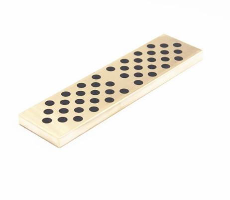 Solid Bronze Self Lubricating Bearing | Graphite Slide Wear Plate