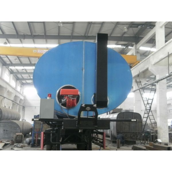 Blue Durable Hot Asphalt Trailer Oval Shape Bitumen Carrier Tankers