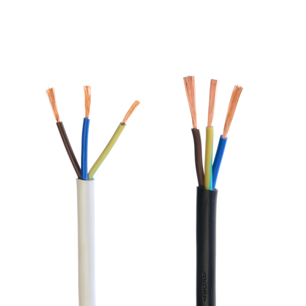 IEC 52 RVV Cable 300/300V 4 Core 1.0mm2 Flexible Power Cable PVC Copper Conductor 52 RVV/RV/BV/BVV Electric Cable Wire