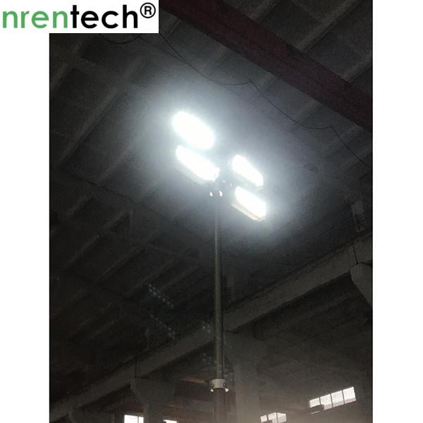 3.5m pneumatic telescopic mast for mobile light tower, fire truck lighting , inside electric wires telescopic mast