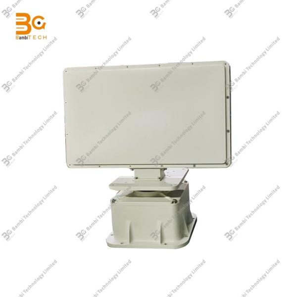 1.5km IP65 Automatic Detection Drone Watcher C-Band Radar Drone Detector