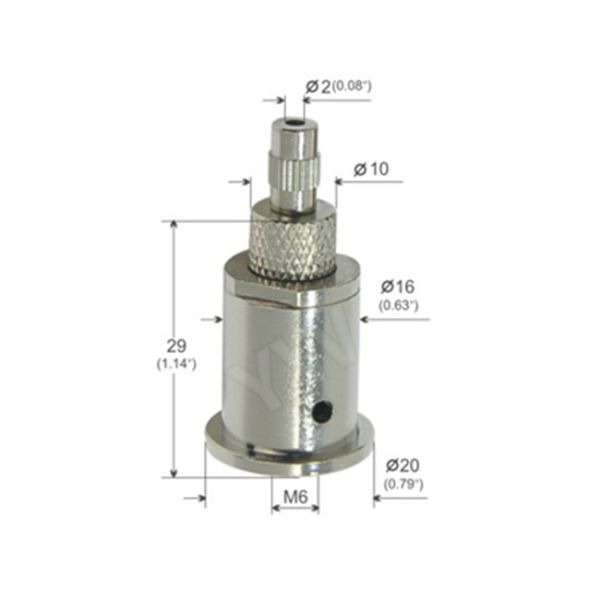 Security Cap Lock Cable Grippers ,  Brass Material Shelving Support