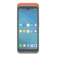 Système Android 10.0 Écran large HD durable de 6,217 pouces TERMINAL PORTABLE D'IMPRESSION THERMIQUE